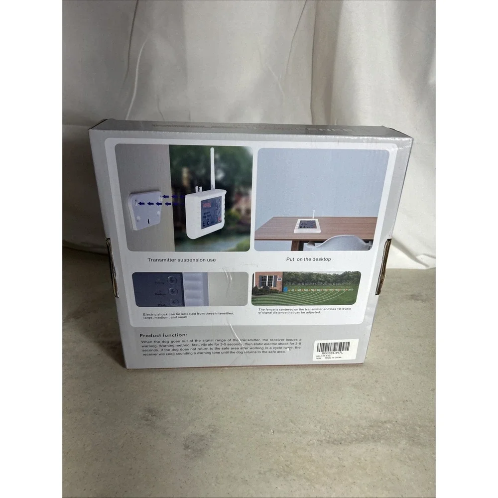 Justpet Wireless Dog Fence M-3 with 2 Collar For Dogs - Open Box